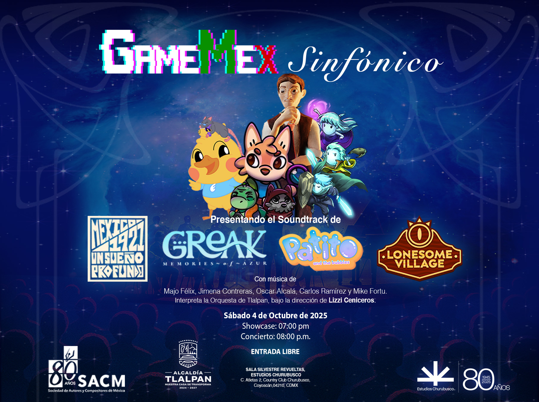 GameMex Sinfónico: música de VIDEOJUEGOS mexicanos